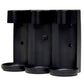 Beekman 1802 Eco Eclipse wall mounted triple 8.5 oz. bottle bath dispenser bracket for Vacation Rentals and Hotels | GuestOutfitters.com