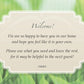 Custom Printed Green Tea Themed Guest Welcome Cards for Vacation Rentals Supplies | GuestOutfitters.com