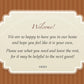 Customizable Guest Welcome Cards for the Bedroom and Bathroom | GuestOutfitters.com